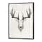 Designart - Deer Wild and Beautiful VII - Farmhouse Framed Canvas Wall Art Print
